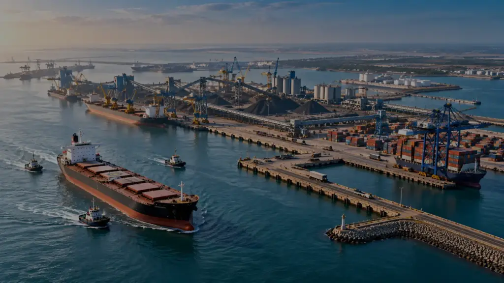 Deendayal Port cargo throughput