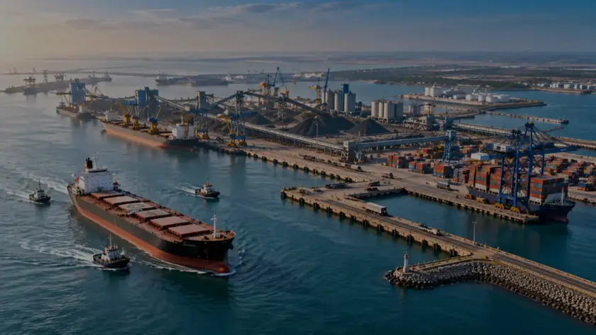 Deendayal Port cargo throughput