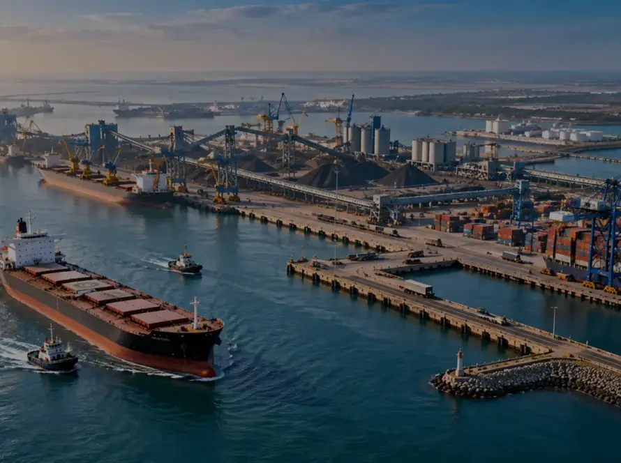 Deendayal Port cargo throughput