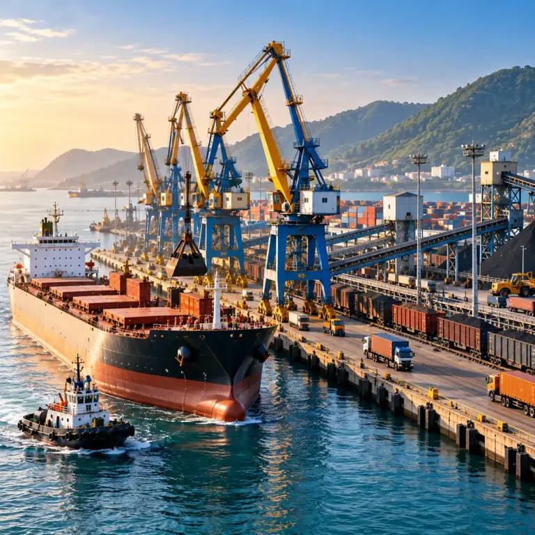 Visakhapatnam Port cargo