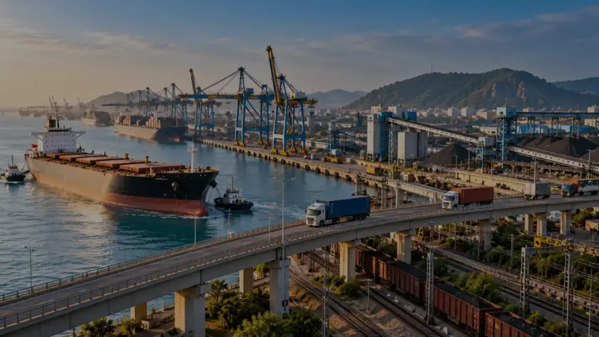 Visakhapatnam Port cargo