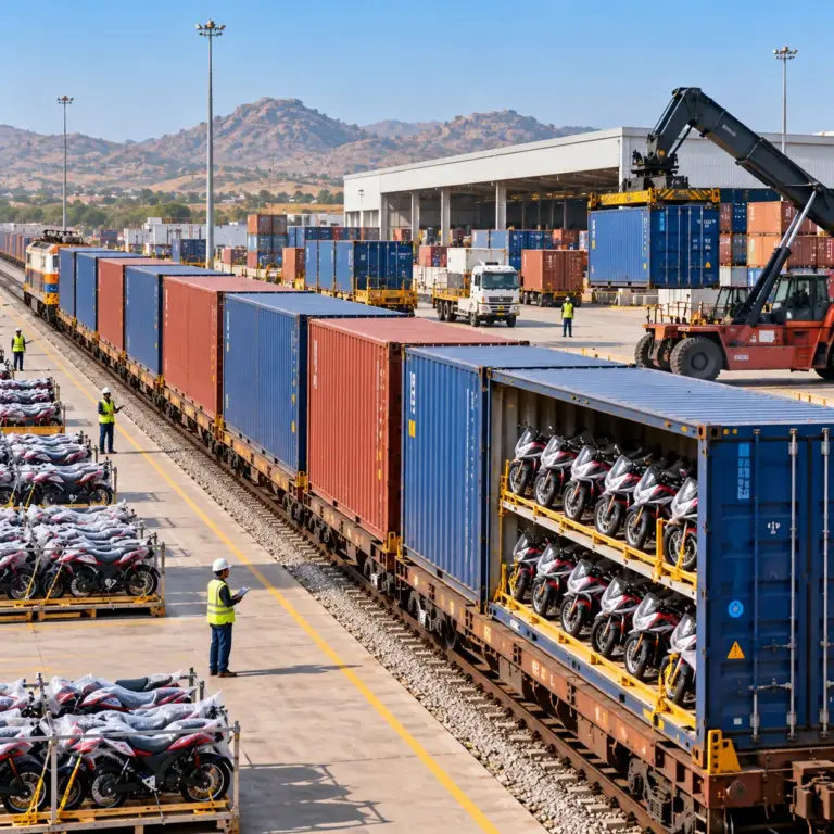 multimodal logistics park at Kathuwas